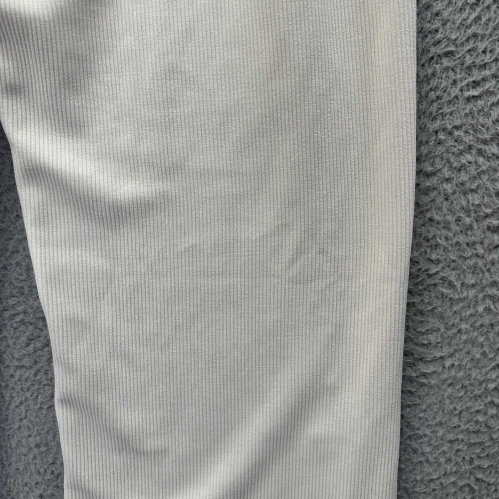 NWT Lululemon Brushed Softstreme Rip Zip Flare Pants Bone Athletic Women 14 x 33